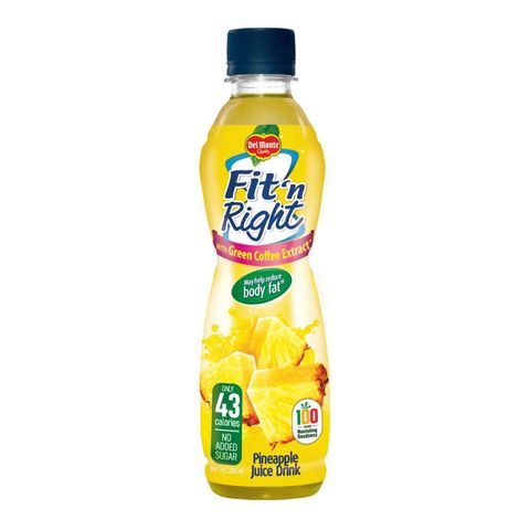Del Monte Fit 'n Right Pineapple Juice Drink 330ml