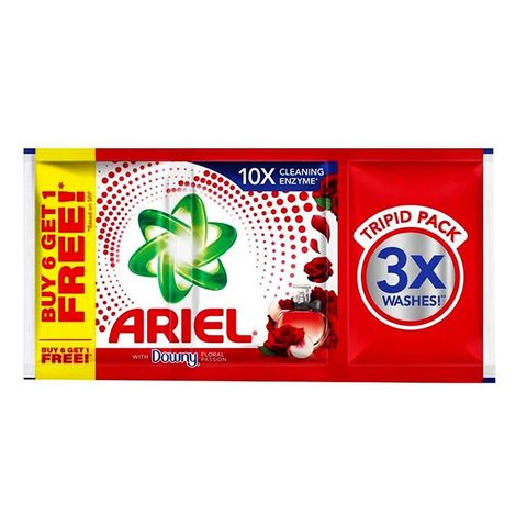Ariel Base Powder Floral Passion Tripid (Buy 6 Get 1 Free) 7 x 87g