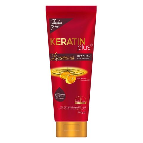 Keratin Plus Luxurious Brazilian Hair Treatment Red Tube 200g