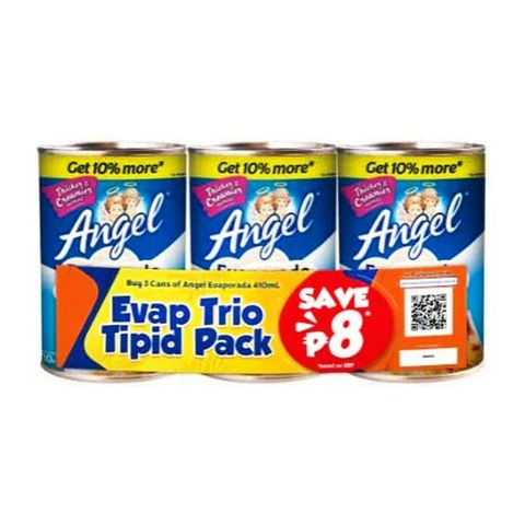 Angel Evaporated Liquid Creamer (Buy 3 Save P8) 3 x 410g