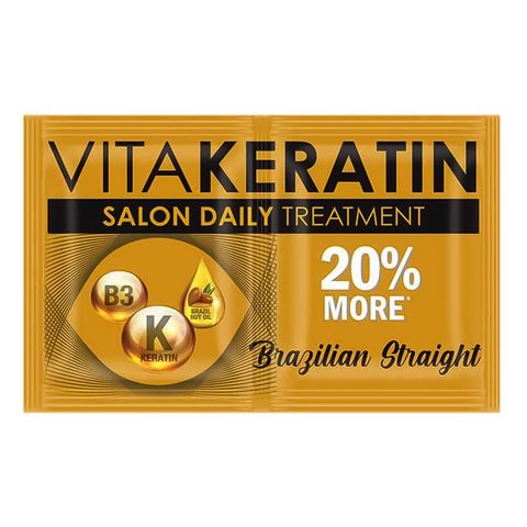 Vitakeratin Salon Daily Treatment Brazilian Straight 6 x 24ml