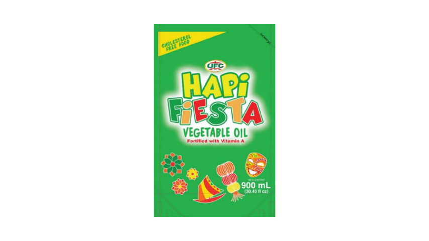 UFC Hapi Fiesta Vegetable Oil Doy 900ml