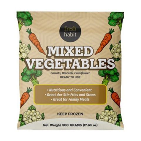 Fresh Habit Frozen Mixed Vegetables Carrots Broccoli Cauliflower 500g