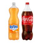 Coke Regular Bottle 1.5L + Royal Tru-orange Zero Sugar 1.5L