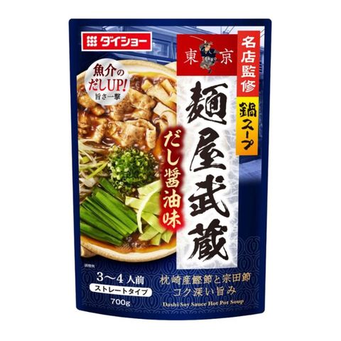 Daisho Menya Musashi Dashi Soy Sauce Hot Pot Soup 700g