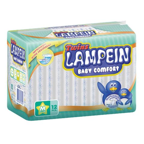Lampein Baby Basic Diaper Medium 12s