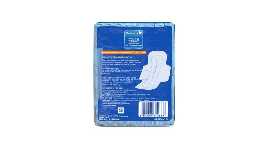 Modess Maxi Wings Napkins 16pcs