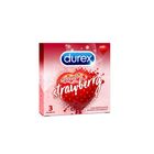 Durex Condoms Sensual Strawberry 3 Pieces