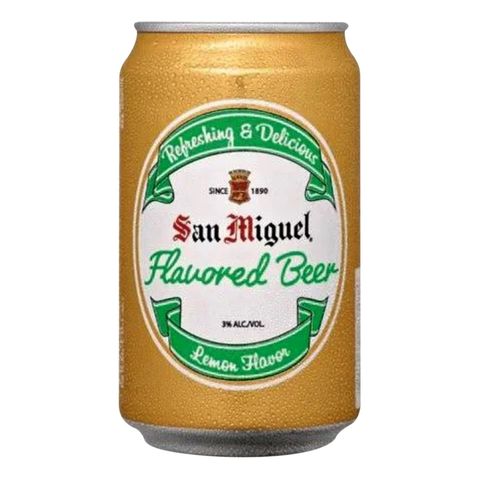 San Miguel Flavored Beer Lemon Can 330ML