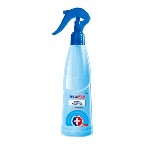 Alcoplus Ethyl Alcohol 70% Spray Blue 330ml