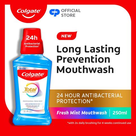 Colgate Total Fresh Mint Mouthwash 250ml