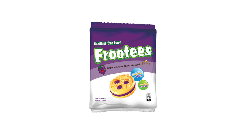 Frootees Sandwich Grape Cookie 10 x 32g