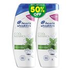 Head & Shoulders Anti Dandruff Shampoo Cool Menthol (Buy 1 Get the 2nd at 50% Off) 2 x 330ml