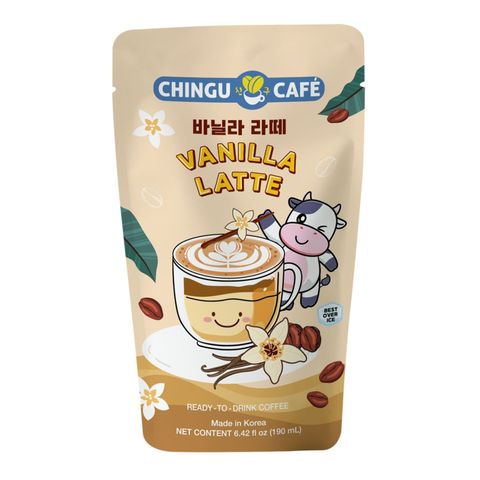 Chingu Cafe Vanilla Latte 190ml