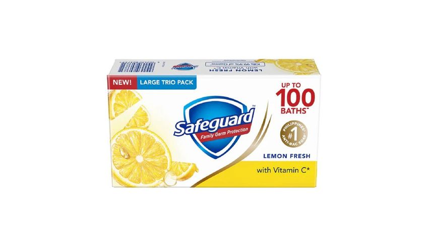 Safeguard Bar Lemon Fresh Large Trio Pack 3x115g