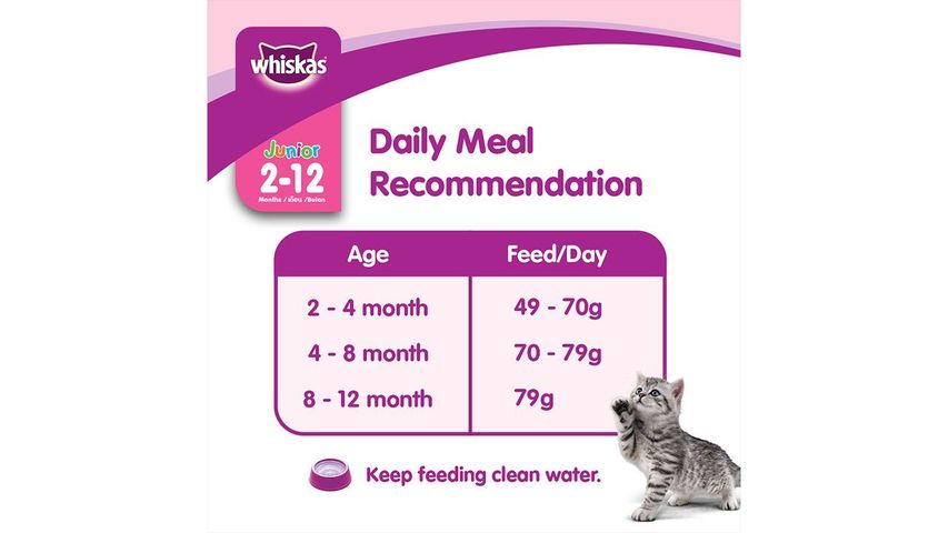 Whiskas JR Kitten Oceanfish with Milk 450g