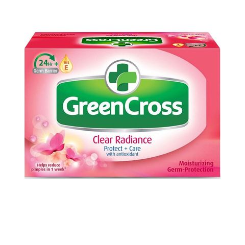 Green Cross Clear Radiance Moisturizing Protection Bar Soap 125g