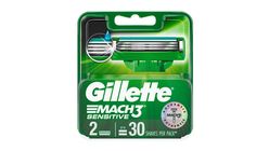 Gillette Mach3 Sensitive Cartridge 2 Pieces