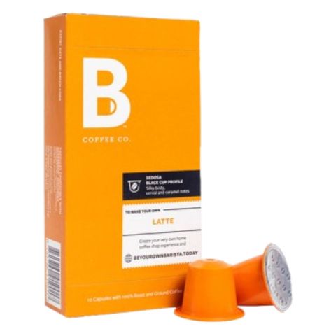 B Coffee Co. Sedosa Latte Nespresso Compatible Coffee Capsules 10 Pieces