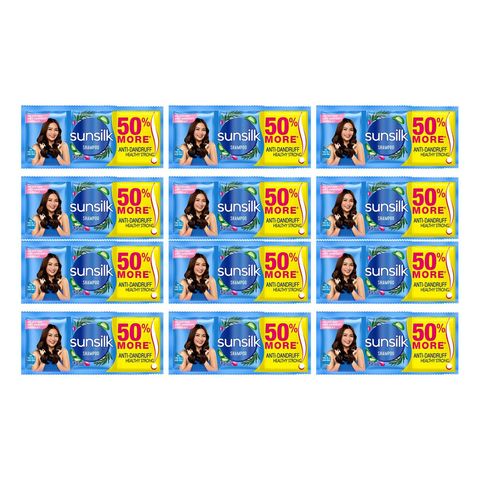 Sunsilk Shampoo Anti-Dandruff Healthy Strong Sachet 12 x 13.5ml
