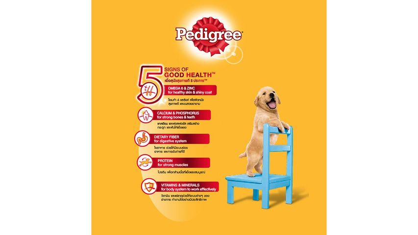 Pedigree Dry Puppy Chicken & Egg w/ Milk 1.3kg