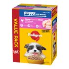 Pedigree Puppy Chicken Value Pack 6 x 130g
