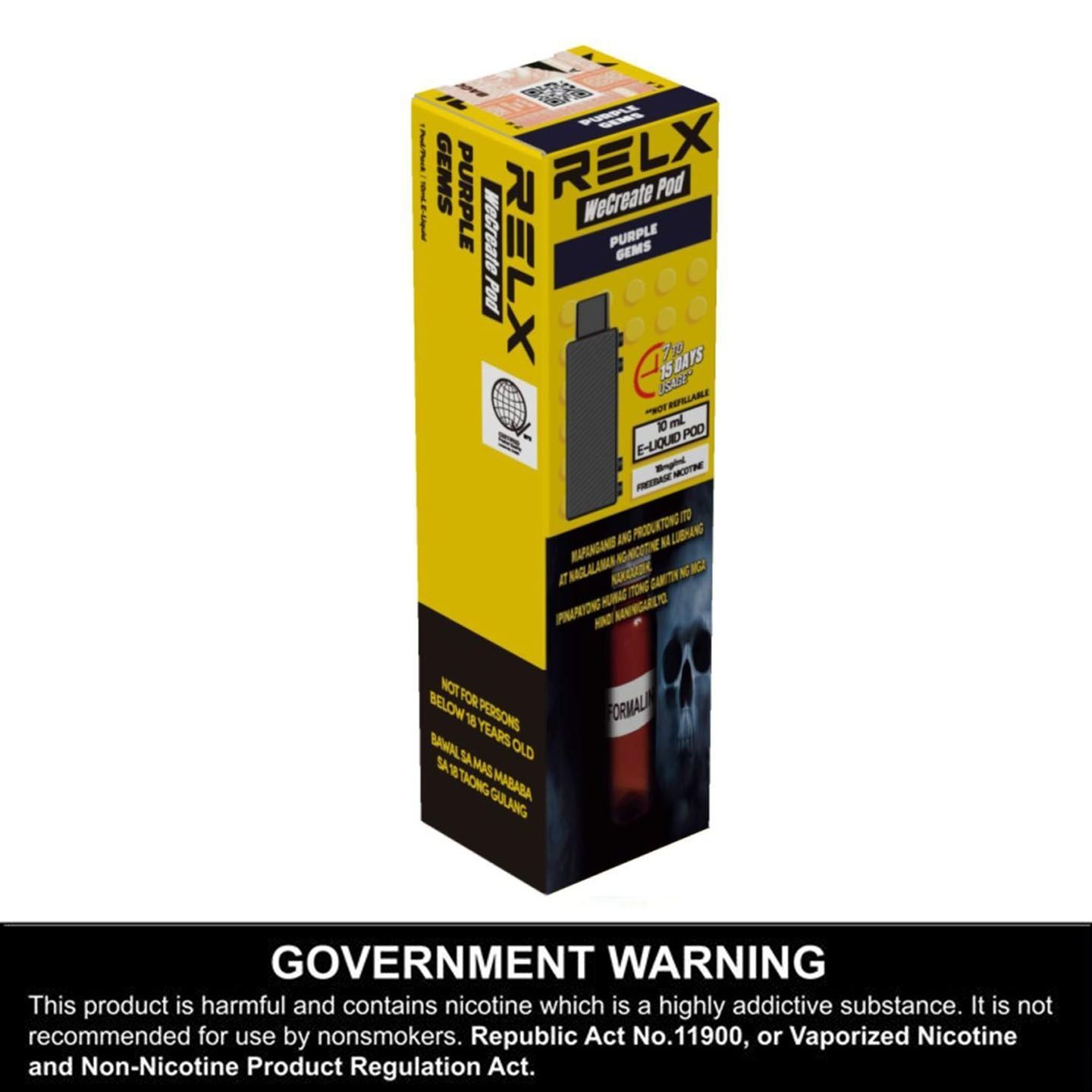 we create pod relx Bucked Up Pre-Workout Blue Raz main image 1