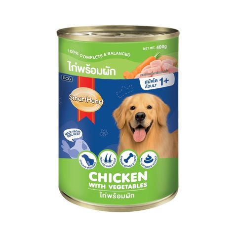 Smartheart Dog Canned Chicken with Vegetables 400g