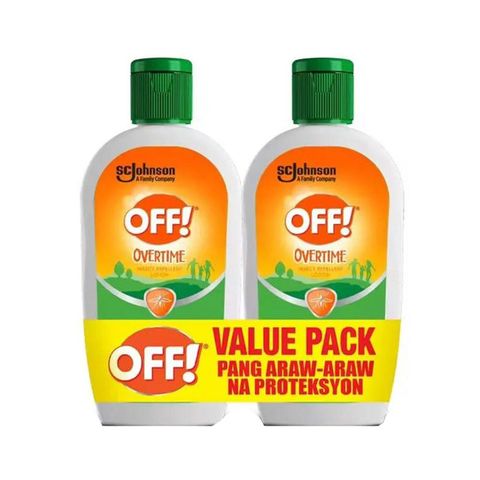 OFF! Overtime Insect Repellent Lotion Twin Pack 2 x 100ml