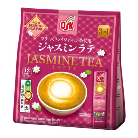 Osk Instant Premix Jasmine Green Tea Latte 264g