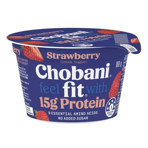 Chobani Fit Strawberry Greek Yogurt 160g