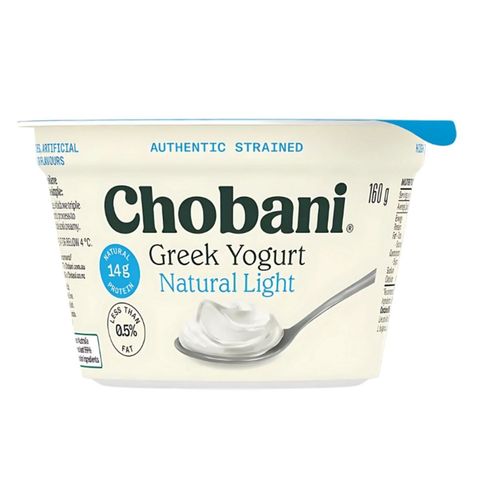 Chobani Greek Yogurt Natural Light 160g