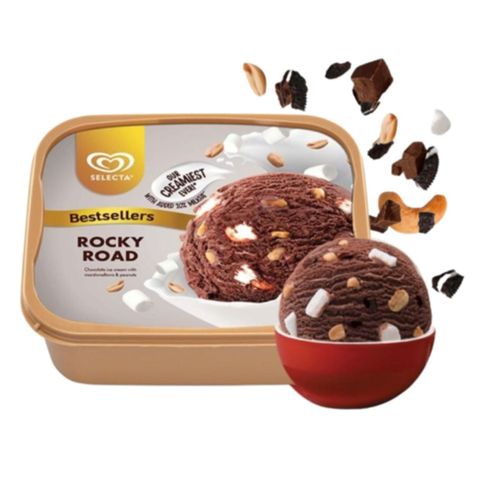 Selecta Rocky Road Ice Cream 1.25L