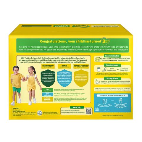 Nido 3+ Powdered Milk Drink for Preschoolers above 3 Years Old 3kg