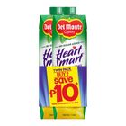 Del Monte Heart Smart 100% Pineapple Juice Drink Tetra Twin Pack 1L