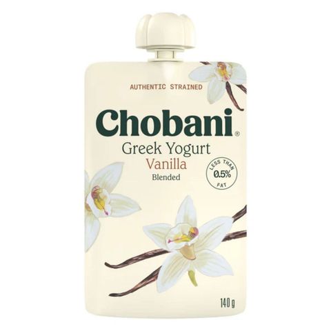 Chobani Greek Yogurt Vanilla Pouch 140g