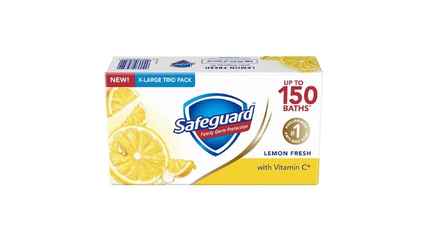 Safeguard Bar Lemon Fresh X-Large Trio Pack 3x160g