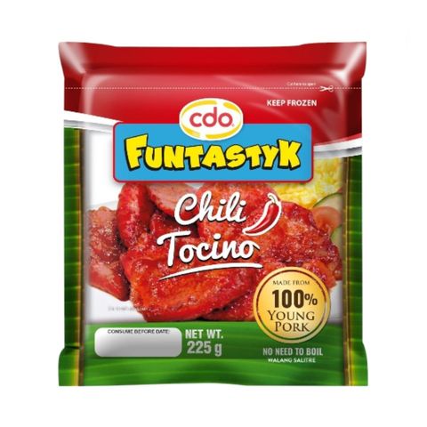 CDO Funtastyk Young Pork Chili Tocino 225g