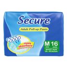 Secure Adult Pull-up Pants Medium 16 Pieces