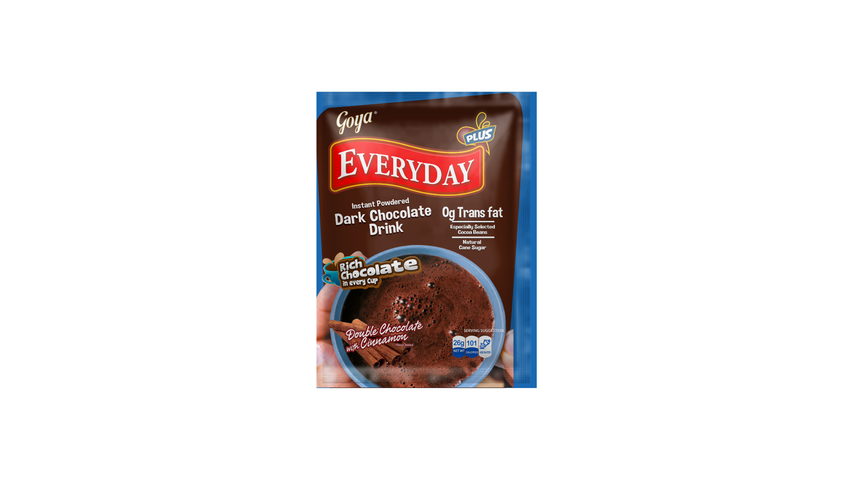 Goya Everyday Plus Double Choco with Cinnamon Instant Powdered Drink 26g