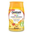Centrum Kids Vitamins + Zinc Gummies Fruit Burst Flavor 60 Pieces
