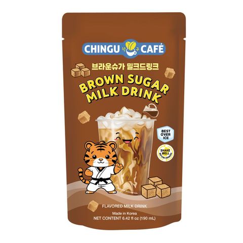 Chingu Cafe Brown Sugar Milk Drink 190ml