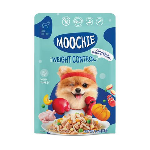 Moochie Dog Food Casserole with Turkey Weight Control 85g