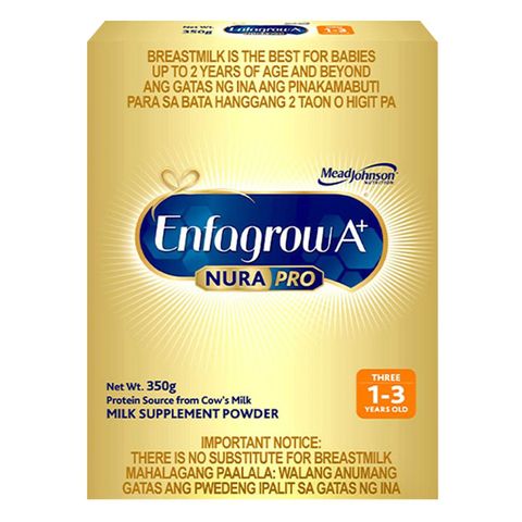 Enfagrow A+ Nura Pro Three Milk Suplement Powder for (1-3 Years old) 350g