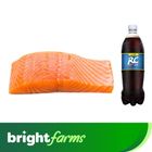 Norwegian Salmon Fillet Steak Cut + Rc Cola