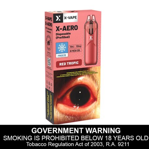 X-VAPE X-AERO Red Tropic Disposable Vape 1 Piece