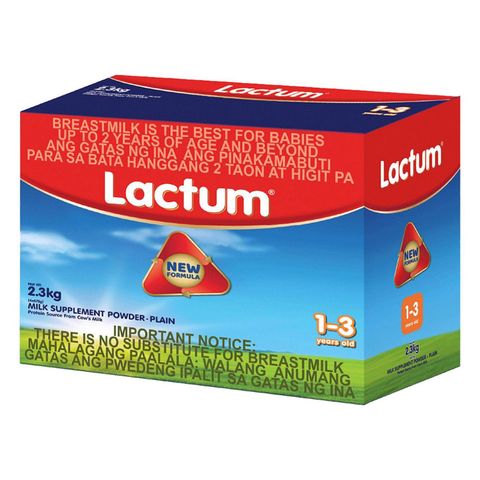 Lactum Milk Supplement Powder for 1-3 Years Old 2.3kg