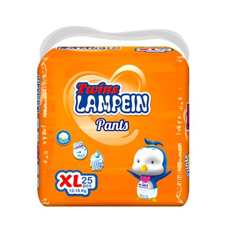 Twins Lampein Baby Pants Big Pack (X-Large) 25 Pieces