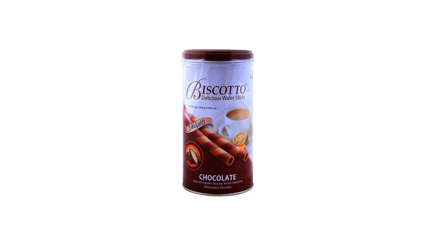 Biscotto Wafer Sticks Chocolate Tin (Imported) 370g 