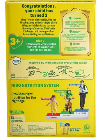 Nestle Nido Growing up Formula 3+ Powder 800g